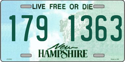 NH license plate 1791363