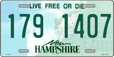 NH license plate 1791407