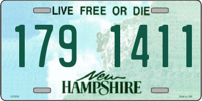 NH license plate 1791411