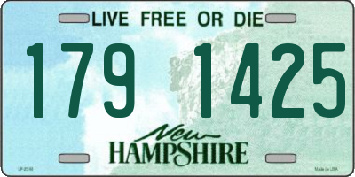 NH license plate 1791425