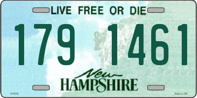 NH license plate 1791461