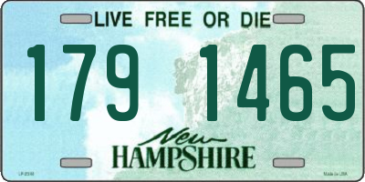 NH license plate 1791465