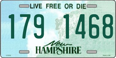 NH license plate 1791468