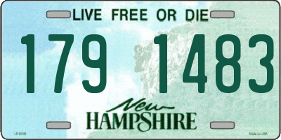 NH license plate 1791483