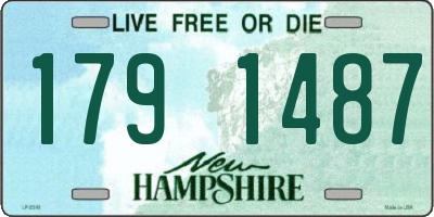 NH license plate 1791487