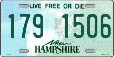 NH license plate 1791506