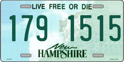 NH license plate 1791515