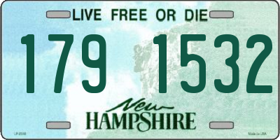 NH license plate 1791532