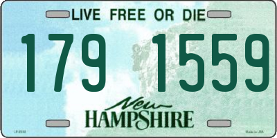 NH license plate 1791559