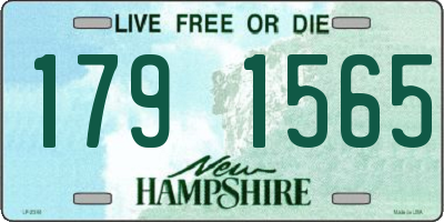 NH license plate 1791565