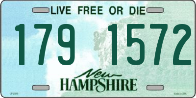 NH license plate 1791572
