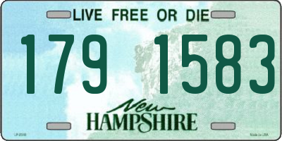 NH license plate 1791583