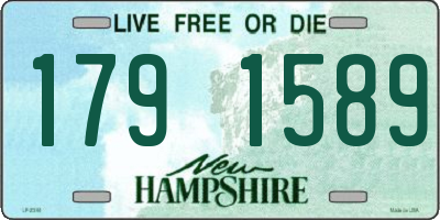 NH license plate 1791589