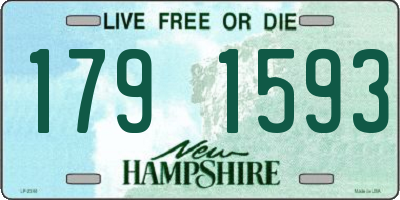 NH license plate 1791593
