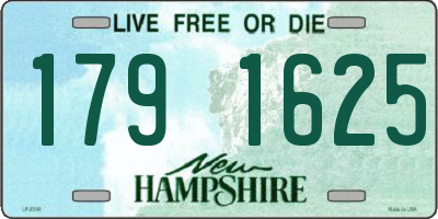 NH license plate 1791625
