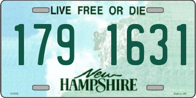 NH license plate 1791631