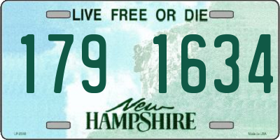 NH license plate 1791634