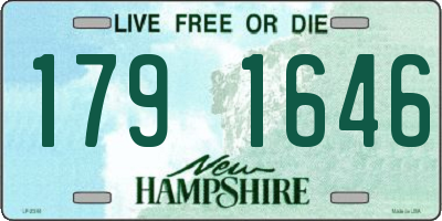 NH license plate 1791646