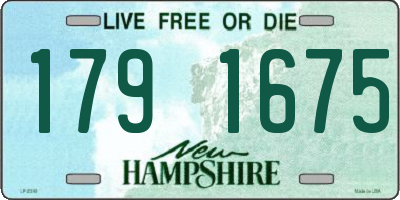 NH license plate 1791675
