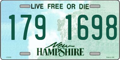 NH license plate 1791698