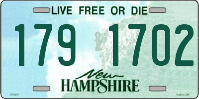 NH license plate 1791702