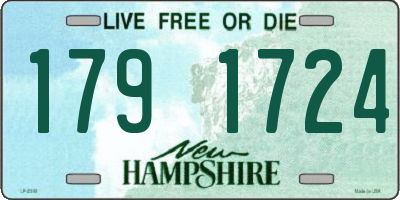 NH license plate 1791724