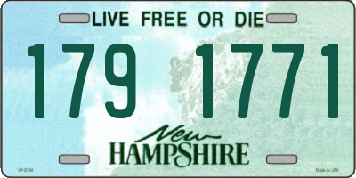 NH license plate 1791771