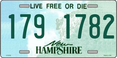NH license plate 1791782