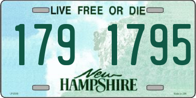 NH license plate 1791795