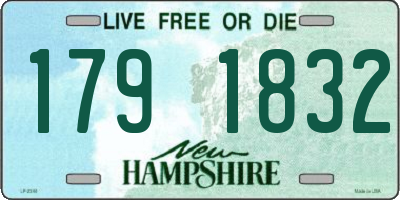 NH license plate 1791832