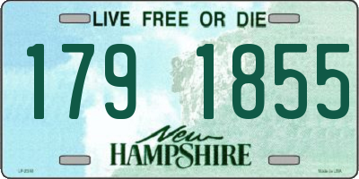 NH license plate 1791855