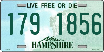 NH license plate 1791856