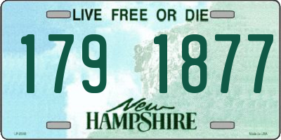 NH license plate 1791877