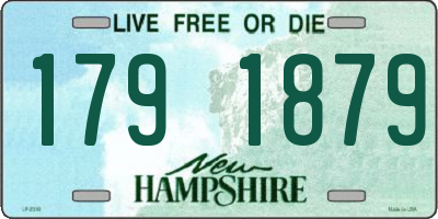 NH license plate 1791879
