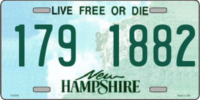 NH license plate 1791882