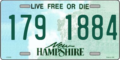 NH license plate 1791884