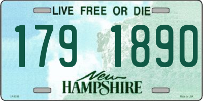NH license plate 1791890