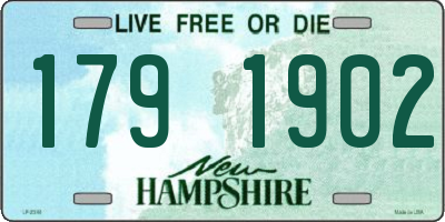 NH license plate 1791902