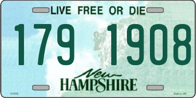 NH license plate 1791908
