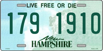 NH license plate 1791910