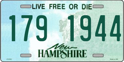 NH license plate 1791944
