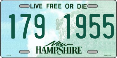 NH license plate 1791955