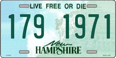 NH license plate 1791971