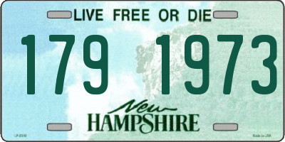 NH license plate 1791973
