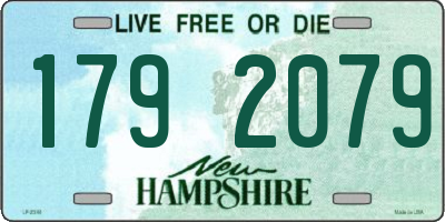 NH license plate 1792079