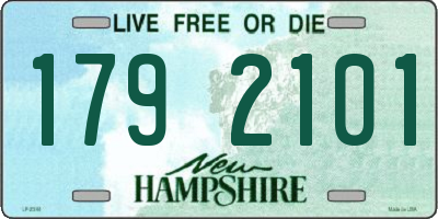 NH license plate 1792101