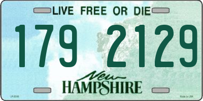 NH license plate 1792129