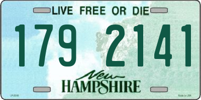 NH license plate 1792141