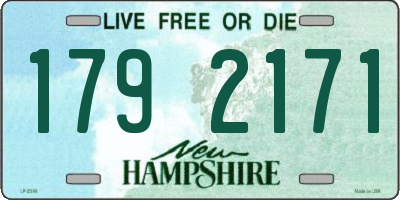 NH license plate 1792171