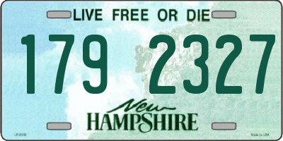 NH license plate 1792327